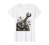 Mademark Monkey Wrench In The Gears Graphic Design T-Shirt - Women - White