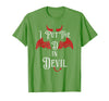I Put the D in Devil Tees I Put the D in Devil Funny Halloween Matching Couple T-Shirt - Grass Green