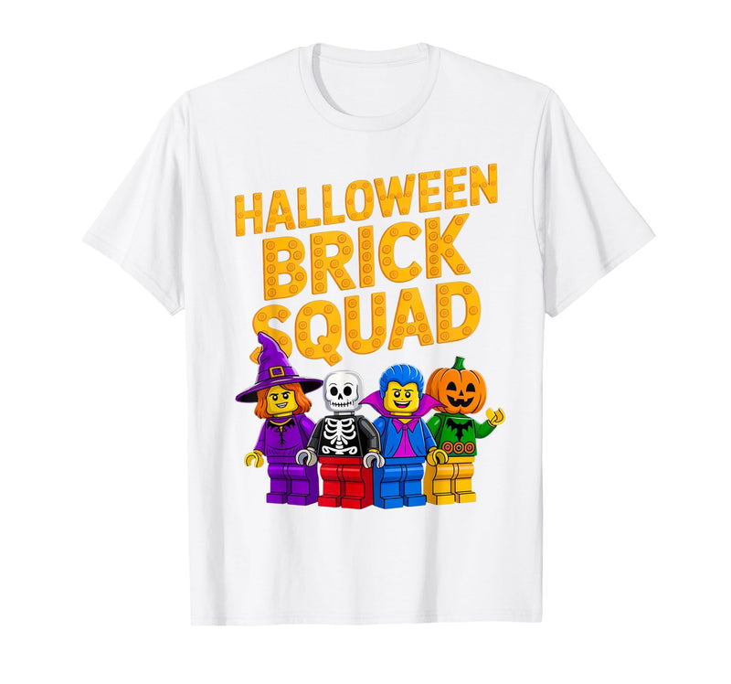 Family Master Builder Birthday Kids Toddler Gifts Halloween Brick Squad Costume Master Builder Blocks Building T-Shirt -
