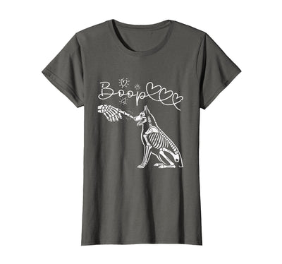 Skeleton Hand Dog Boop - German Shepherd Lovers Skeleton Hand Touch Nose German Shepherds Boop Dog Halloween T-Shirt