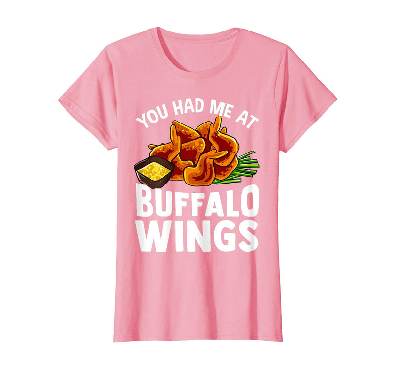 Homewise Shopper Buffalo Wings Buffalo Wings Funny Appetizer T-Shirt - Pink