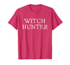 Witch Hunter Halloween Funny Witch Hunter Halloween Costume Easy Lazy T-Shirt - Red Heather