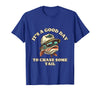 Funny Outdoor Anglers & Fisherman Designs Catch Fish and Laugh Hard with This Fishing Pun T-Shirt - Royal Blue