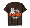 Happy Halloween This Is My Halloween Costume This is My Halloween Costume Funny T-Shirt - Brown