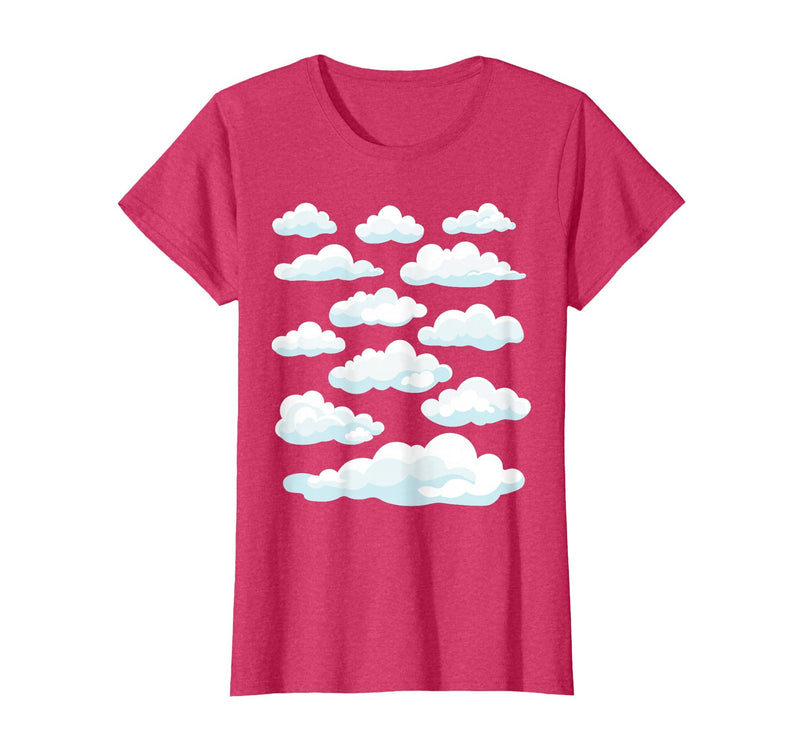 White Clouds Graphs White Clouds T-Shirt - Red Heather
