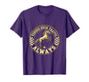 Mademark Horses Over Traffic Always Equestrian Design T-Shirt - Men - Purple
