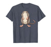 Mouse Headless Halloween Clothing Co. Funny Mouse Headless Rat Body Last Minute Halloween T-Shirt - Heather Blue