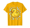 InGENIUS Duck Lover Shirts & Gifts Rubber Duck Bubbles Cute Duckie Duckling Costume Halloween T-Shirt - Golden Yellow