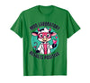 Mademark Moo Laboratory Results Positive Cow Design T-Shirt - Kelly Green