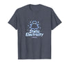 Mademark Ghost & Spirits - Ghost (99 Problems All) T-Shirt - Heather Blue-halloween Static Electricity Ghost Atmosphere