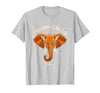Mademark Trunk Calls Only Funny Elephant Design T-Shirt - Men - Silver Grey