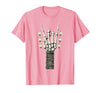 Rock and Wear Gifts Men Women Kids Skeleton Guitar Hand Rock On Guitarist Rock Band Music T-Shirt - Pink