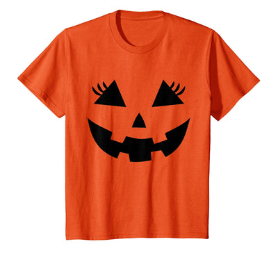 Jack o Lantern eyelashes Funny Jack o Lantern Pumpkin face Eyelashes for Halloween T-Shirt