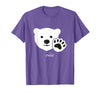 Coca-Cola Coca Cola Polar Bear Wave T-Shirt - Purple Heather