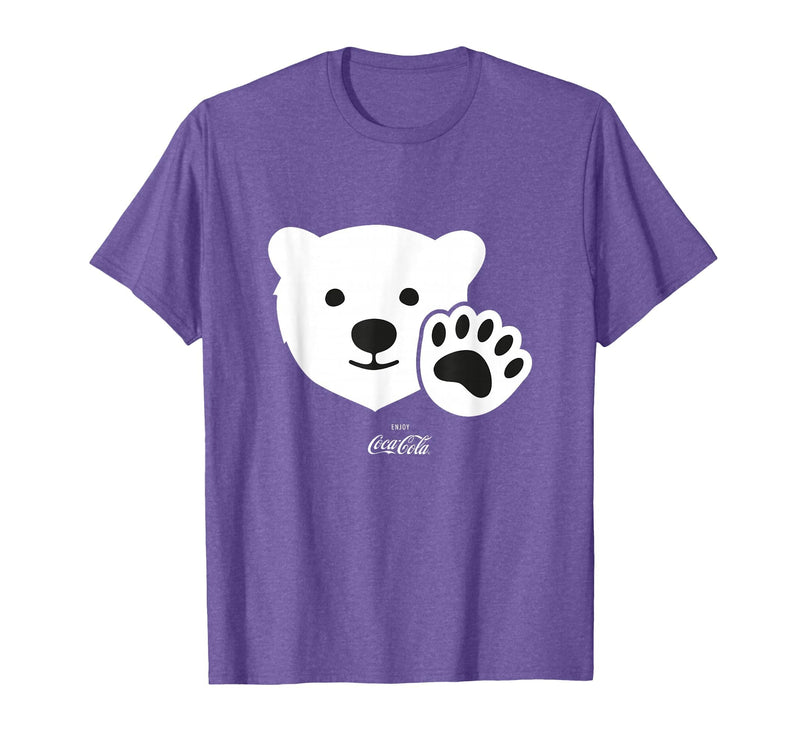 Coca-Cola Coca Cola Polar Bear Wave T-Shirt - Purple Heather