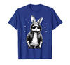 Bunny Face with Sunglasses Rabbit for Boys Men Kids T-Shirt in Royal Blue