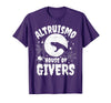 House of Givers Halloween Party Halloween Costume Altruismo House of Givers T-Shirt - Purple