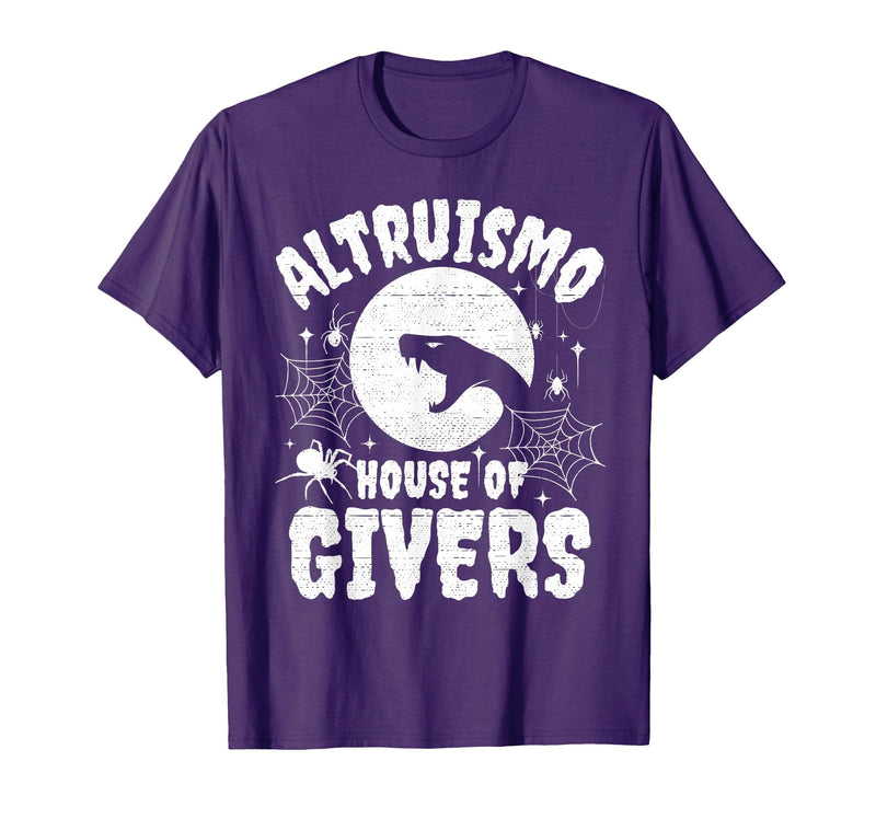 House of Givers Halloween Party Halloween Costume Altruismo House of Givers T-Shirt - Purple