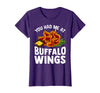Homewise Shopper Buffalo Wings Buffalo Wings Funny Appetizer T-Shirt - Purple