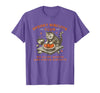 spooky biscuits club shirt Spooky Biscuits Club we Raise Spirits and Knead Biscuits T-Shirt - Purple Heather