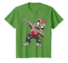 Halloween Shirts Women Men Kids Dabbing Zombie Brain Halloween Scary Dab Dance Boys Teen Men T-Shirt - Grass Green