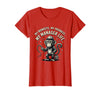 Mademark My Monkeys My Madness My Manager Life Circus Design T-Shirt - Women - Red