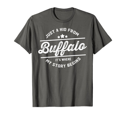 Cow Just a Kid Yourquotees From Buffalo T-Shirt