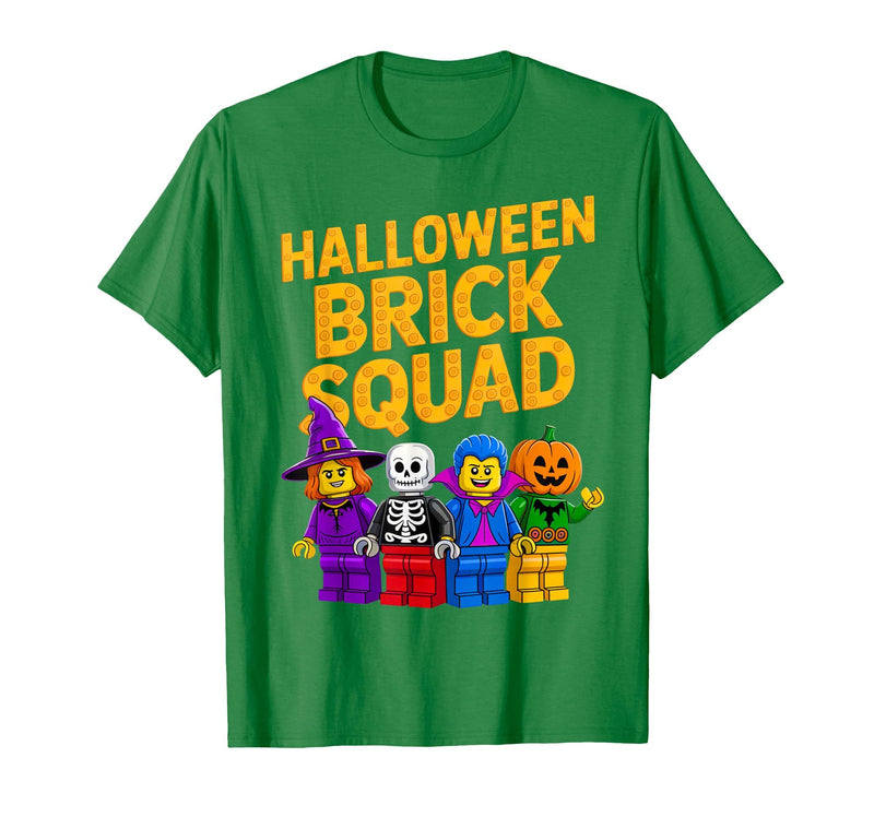 Family Master Builder Birthday Kids Toddler Gifts Halloween Brick Squad Costume Master Builder Blocks Building T-Shirt -