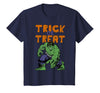 Marvel Avengers The Hulk Trick Or Treat Halloween T-Shirt - Navy Blue