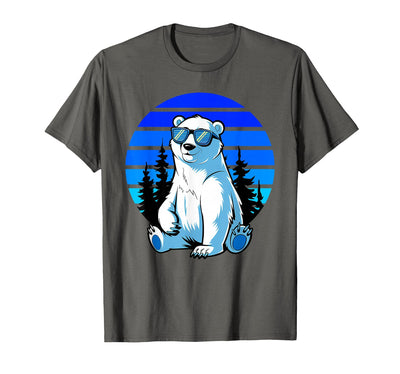 Bear Lover Gift Co. Arctic Animal Polar Bear Lover Cool Sunglasses Polar Bear T-Shirt