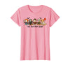 Funny Horror Movie Dogs Shirt For Dog Lovers Funny Dogs in Costumes, Horror Movie Dogs, Halloween Dog T-Shirt - Pink