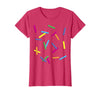 SKM Designs - Easy Halloween Rainbow Sprinkles Ice Cream Simple T-Shirt Costume T-Shirt - Red Heather