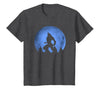 Ideas Halloween costume " Wolf moon " Wolf Halloween Costume Werewolf Blue Moon Scary for Men Boys T-Shirt - Dark Heather