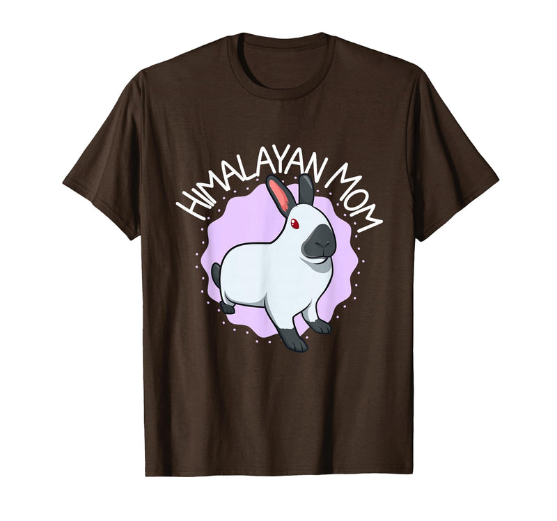 Himalayan Rabbit Mom T-Shirt in Brown