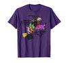 Funny Teacher Witch Tee Shirt There's Room On My Broom for You Too Teacher T-Shirt - Purple