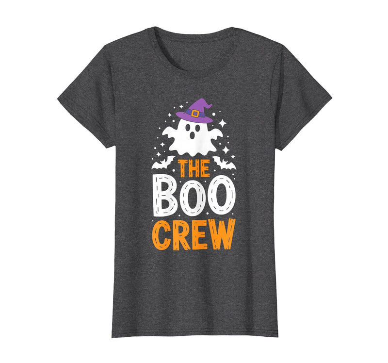 The Boo Crew Shirts The Boo Crew Shirt Matching Men Women Kids Halloween Costume T-Shirt - Dark Heather Grey