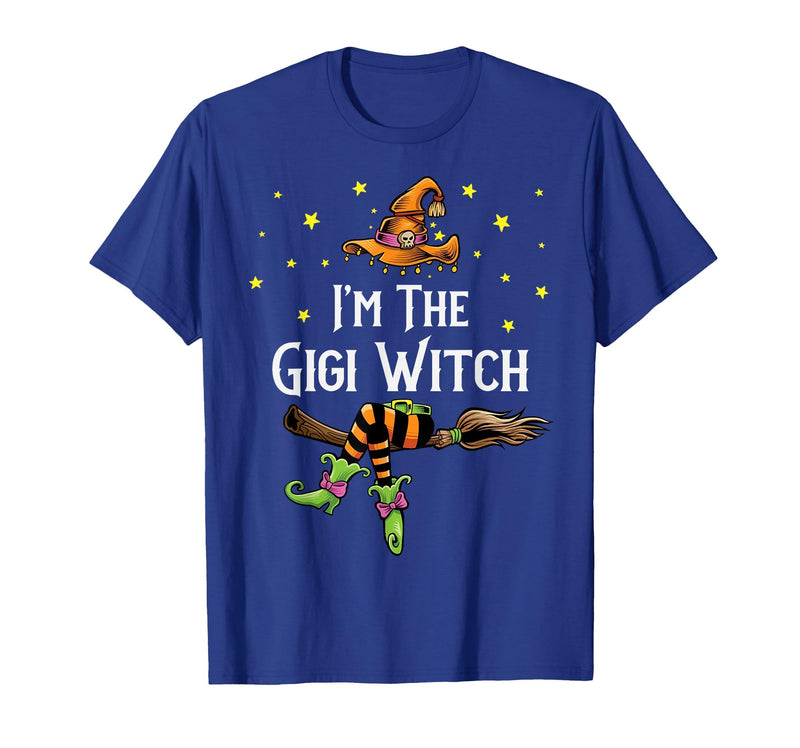 Matching Witch Halloween Costumes by Foxio Im the Gigi Witch Halloween Matching Group Costume T-Shirt - Royal Blue