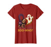 Mademark Boo-Who? Funny Yorkie Skeleton Halloween Dog Lover T-Shirt - Cranberry Red