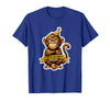 Mademark Sober Monkey Wild Life Sobriety Design T-Shirt - Men - Royal Blue