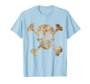 Halloween Designs. Pirate Flag Skull and Crossbones Skeleton Graphic Halloween T-Shirt - Baby Blue