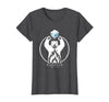Mademark Polar Bear Throws Ice Into Fire Funny Design T-Shirt - Dark Heather Grey