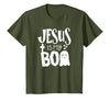 Jesus is My Boo - Funny Christian Halloween Quote Humor T-Shirt - Olive Green