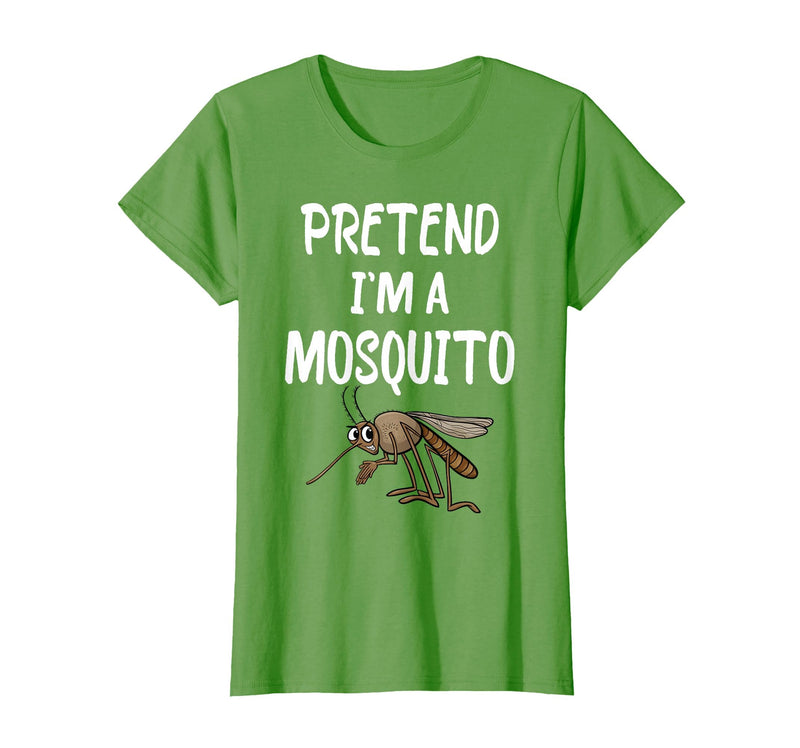 Pretend I'm A Mosquito Funny Halloween Costume Pretend I'm A Mosquito Funny Lazy Halloween Costume Party T-Shirt - Grass