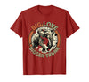 Mademark Big Love Bigger Trunk Elephant Comic Design T-Shirt - Men - Cranberry Red