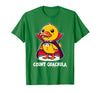 Funny Halloween Costume Count Quackula Funny Duck Halloween Costume T-Shirt - Kelly Green