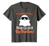 Halloween Pregnancy Announcements by HotW Big Brother Pregnancy Announcement Ghost Funny Boy Halloween T-Shirt - Asphalt Grey