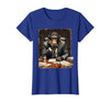 Mademark Monkey in a Suit Stuck in a Meeting Funny Gift T-Shirt - Women - Royal Blue