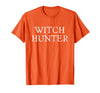 Witch Hunter Halloween Funny Witch Hunter Halloween Costume Easy Lazy T-Shirt - Orange