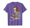 Halloween Skeleton Shirts for Gamers Men Boys Kids Halloween Skeleton Gamer Video Gaming Boys Men Kids Funny T-Shirt -