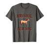 Mademark Horses Heal Everything Equestrian Women Design T-Shirt - Men - Asphalt Grey